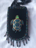 Xtra lge Black smart phone bag w/ turtle
